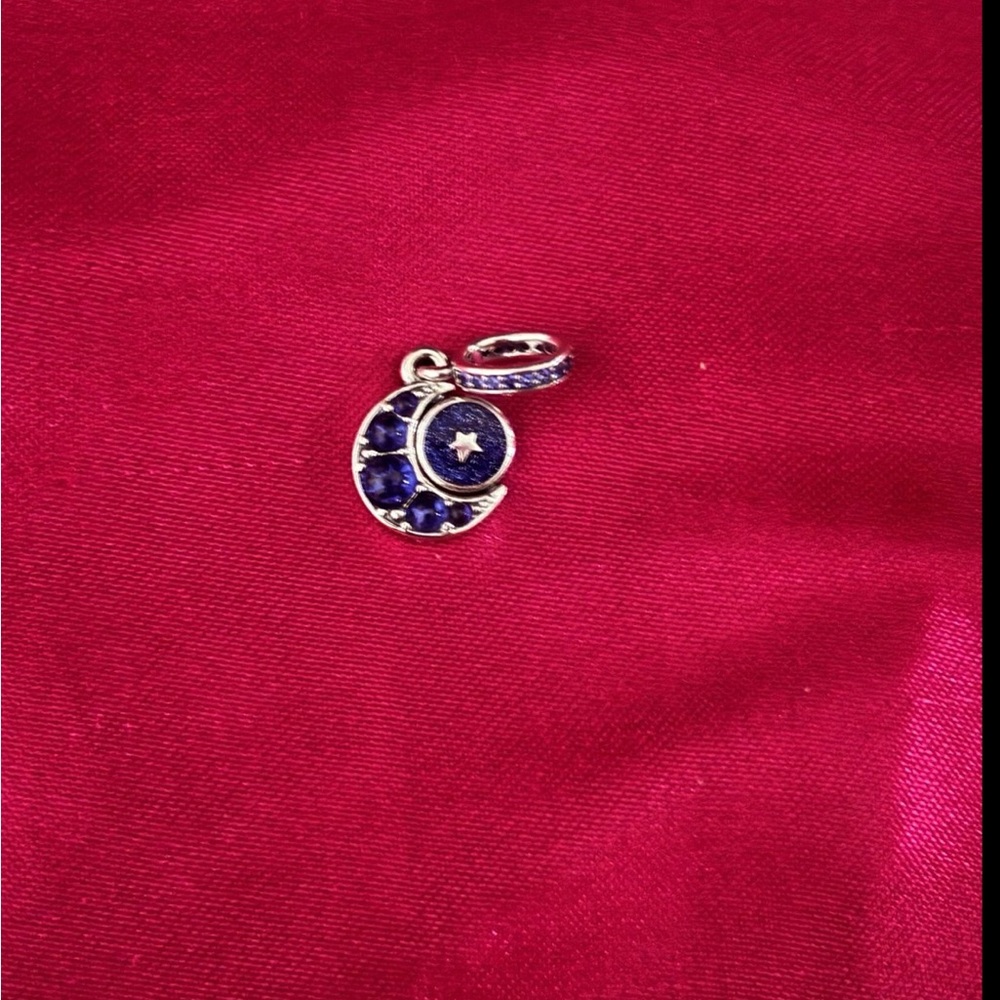 Pandora spinning moon dangle charm